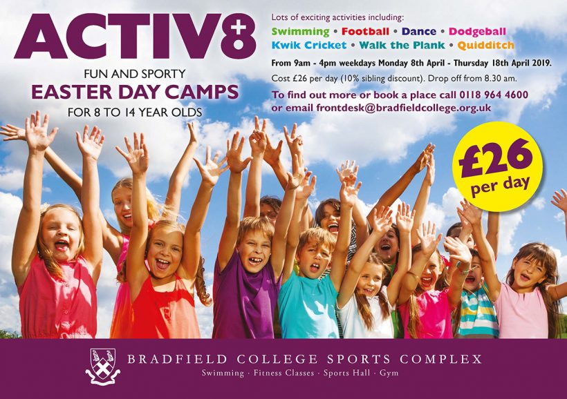 Bradfield ACTIV8 Easter Camps Bradfield ACTIV8 Easter Camps